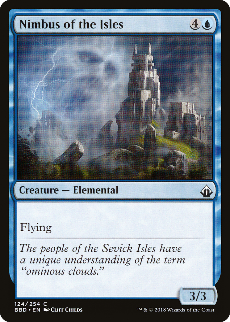 Nimbus of the Isles (BBD-124) [Battlebond] Foil