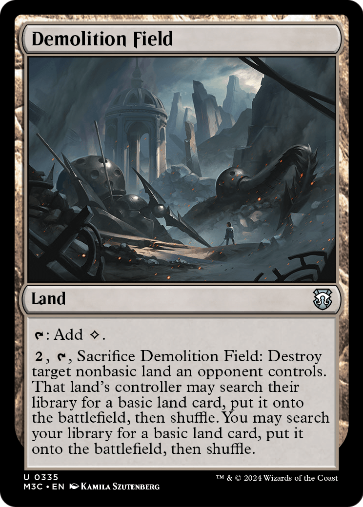 Demolition Field (M3C-335) [Modern Horizons 3 Commander]