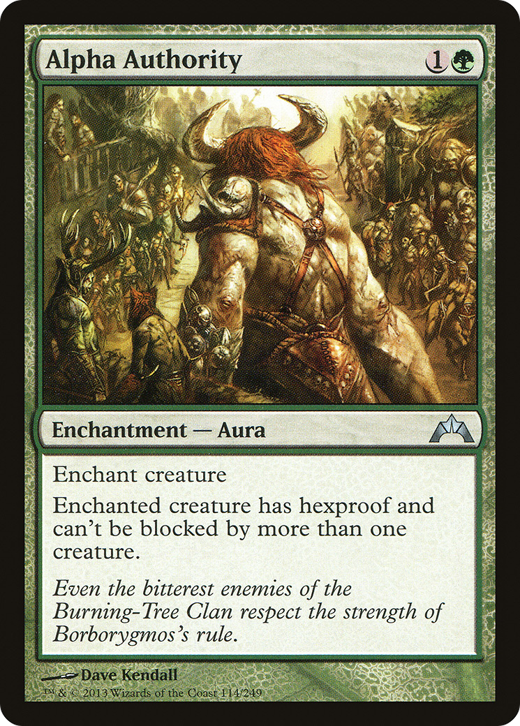 Alpha Authority (GTC-114) [Gatecrash] Foil
