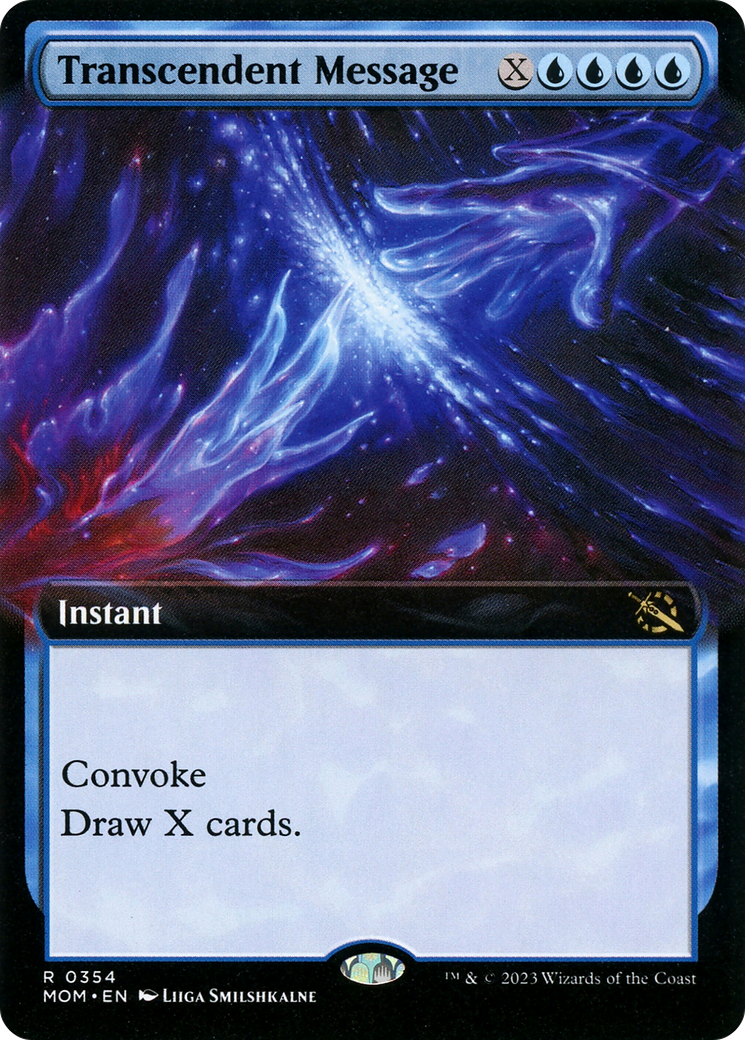 Transcendent Message (Extended Art) (MOM-354) [March of the Machine] Foil