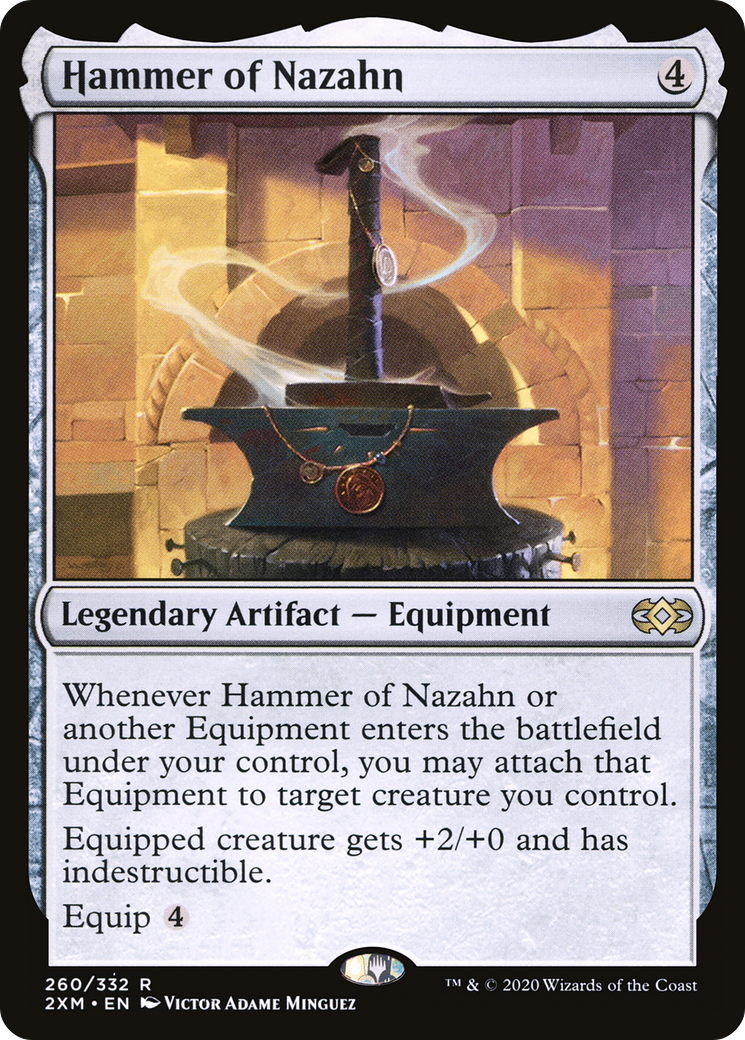 Hammer of Nazahn (2XM-260) [Double Masters] Foil
