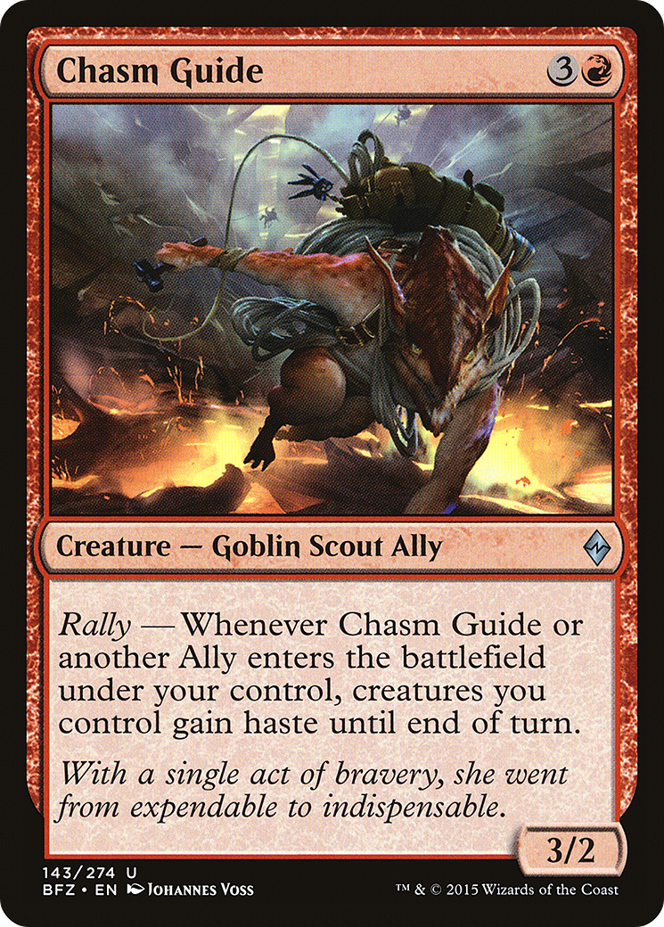 Chasm Guide (BFZ-143) [Battle for Zendikar] Foil