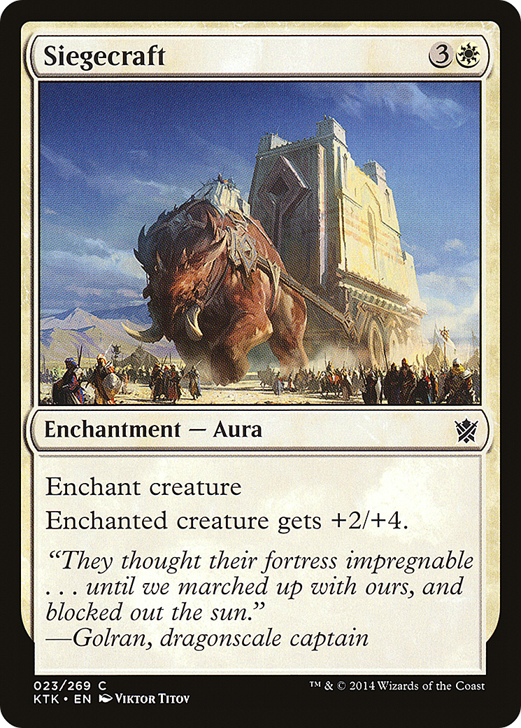 Siegecraft (KTK-023) [Khans of Tarkir]