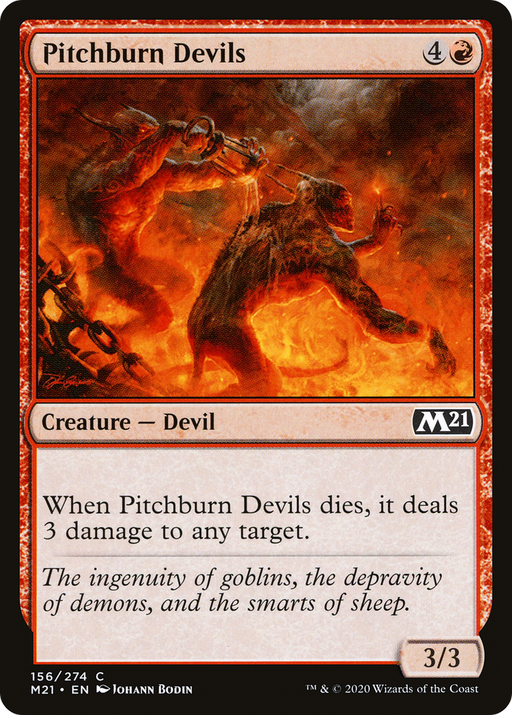 Pitchburn Devils (M21-156) [Core Set 2021] Foil