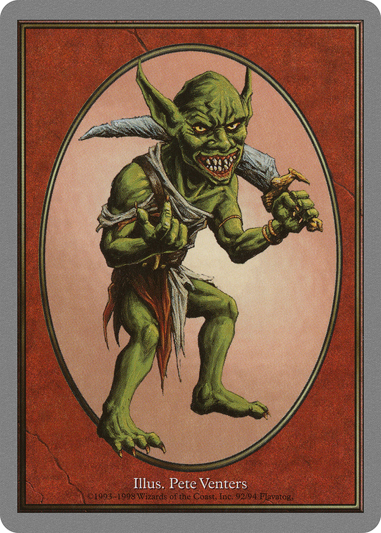 Goblin Token (UGL-092) [Unglued Tokens]