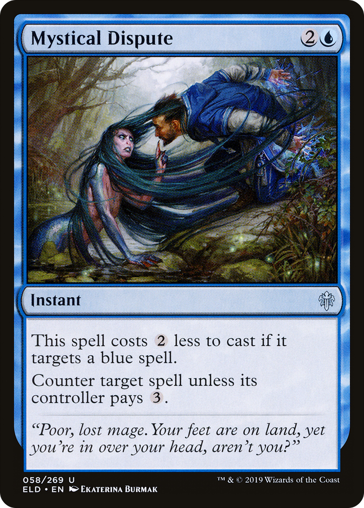 Mystical Dispute (ELD-058) [Throne of Eldraine] Foil