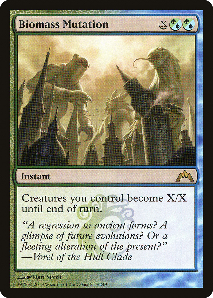 Biomass Mutation (GTC-213) [Gatecrash] Foil