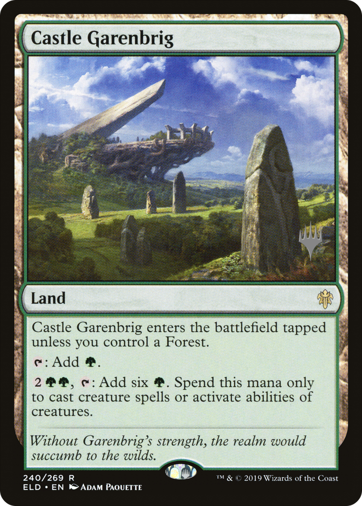 Castle Garenbrig (PPELD-240) [Promo Pack: Throne of Eldraine Promos]