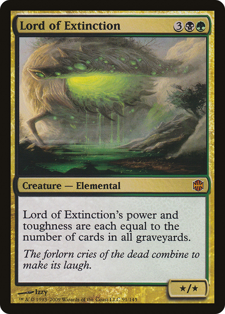 Lord of Extinction (ARB-091) [Alara Reborn] Foil