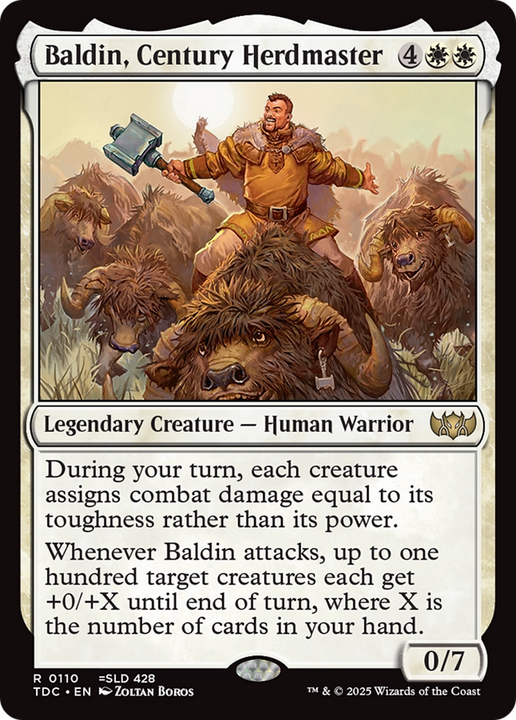 Baldin, Century Herdmaster (TDC-110) [Commander: Tarkir: Dragonstorm]
