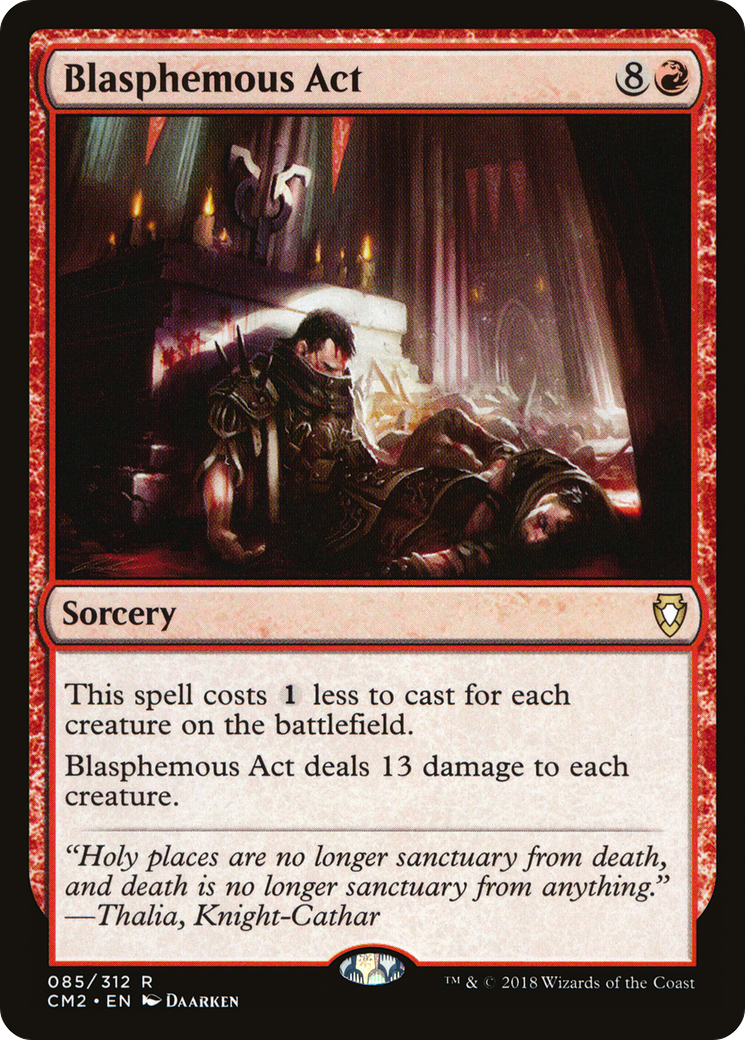 Blasphemous Act (CM2-085) [Commander Anthology Volume II]
