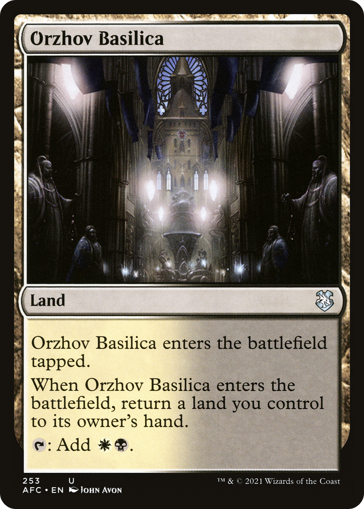 Orzhov Basilica (AFC-253) [Forgotten Realms Commander]