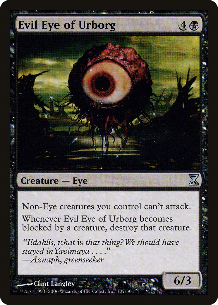 Evil Eye of Urborg (TSP-107) [Time Spiral] Foil