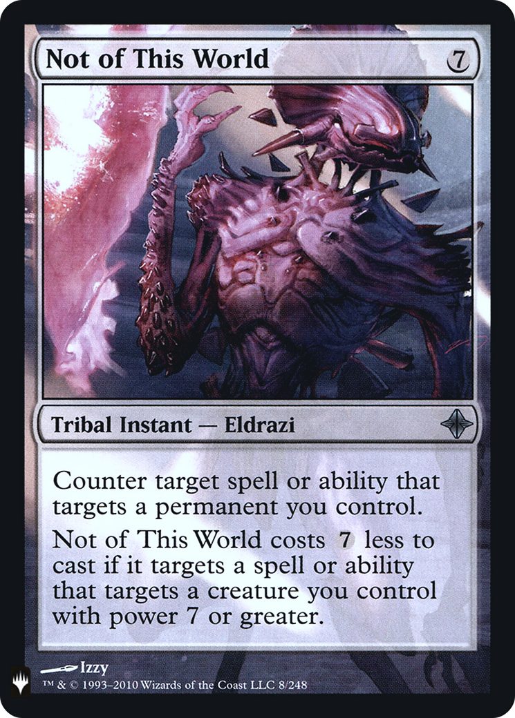 Not of This World (LIST-ROE-8) [The List] Foil