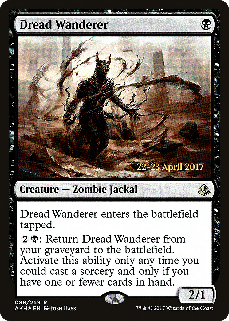 Dread Wanderer (PRE-88S) [Amonkhet Promos] Foil