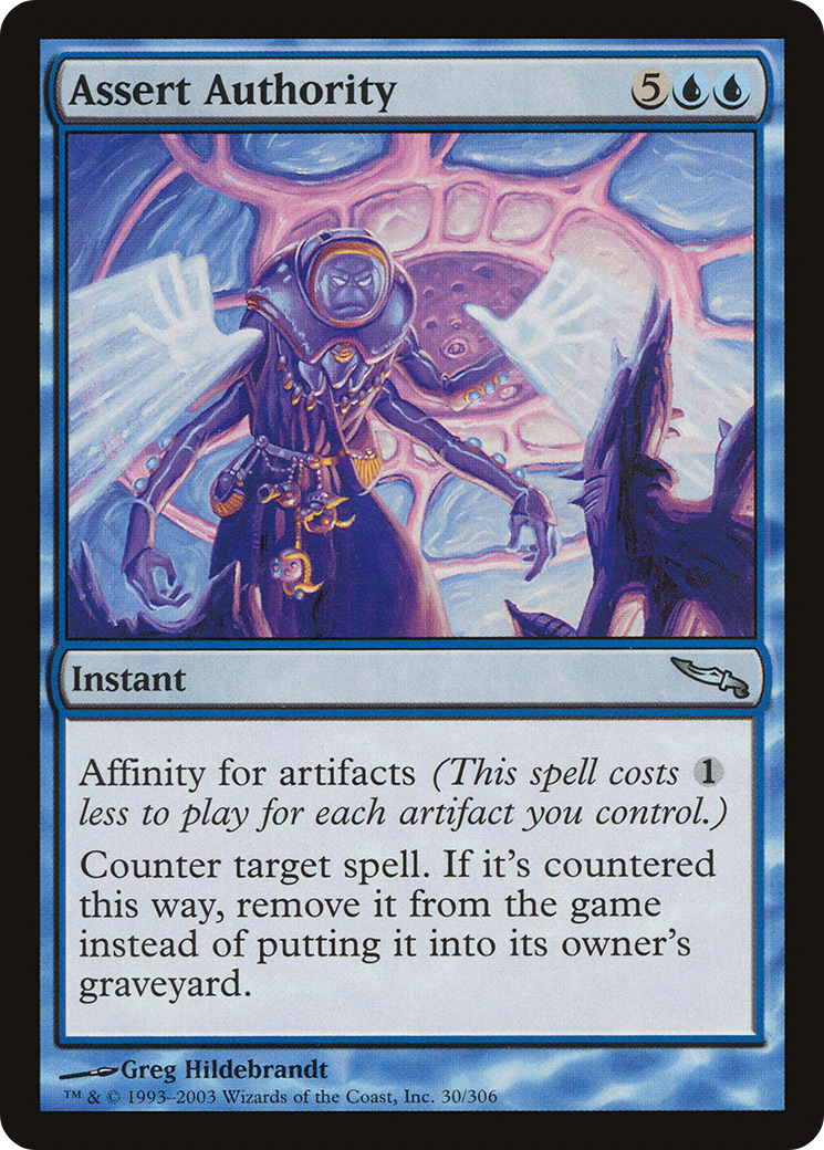 Assert Authority (MRD-030) [Mirrodin] Foil