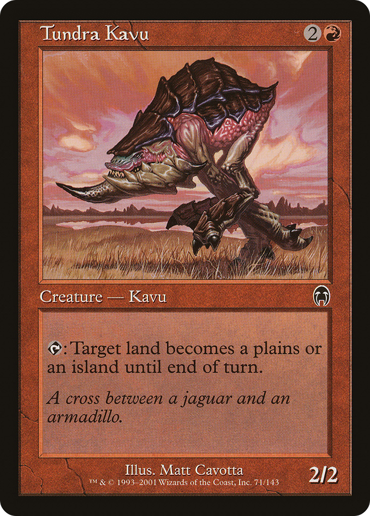 Tundra Kavu (APC-071) [Apocalypse] Foil