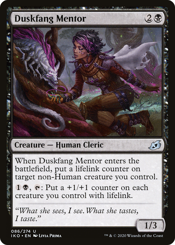 Duskfang Mentor (IKO-086) [Ikoria: Lair of Behemoths]