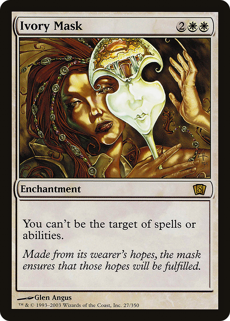 Ivory Mask (8ED-027) [8th Edition]