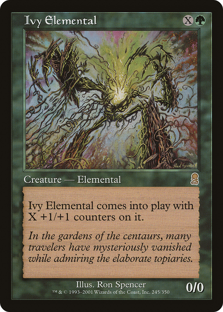 Ivy Elemental (ODY-245) [Odyssey] Foil