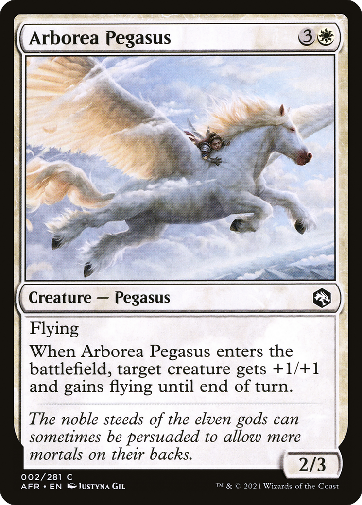 Arborea Pegasus (AFR-002) [Adventures in the Forgotten Realms] Foil