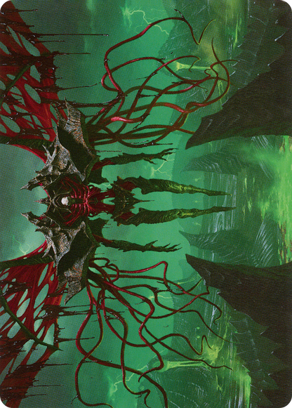 Archfiend of the Dross // Archfiend of the Dross (AONE-018) (Borderless) [Phyrexia: All Will Be One Art Series]