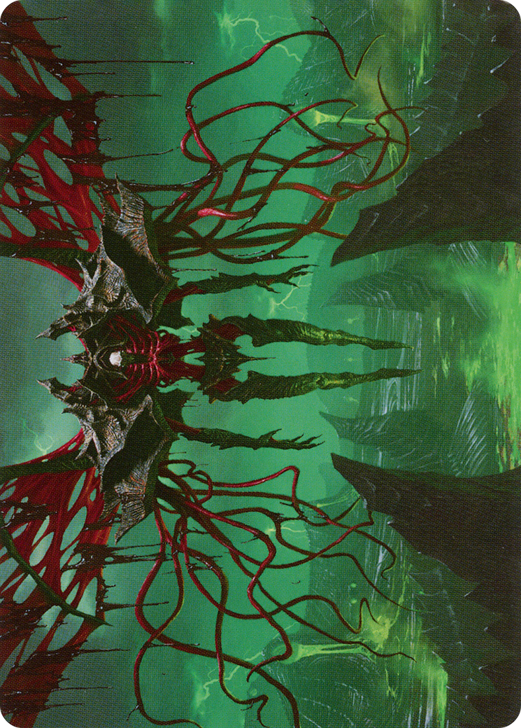 Archfiend of the Dross // Archfiend of the Dross (AONE-018) (Borderless) [Phyrexia: All Will Be One Art Series] Foil