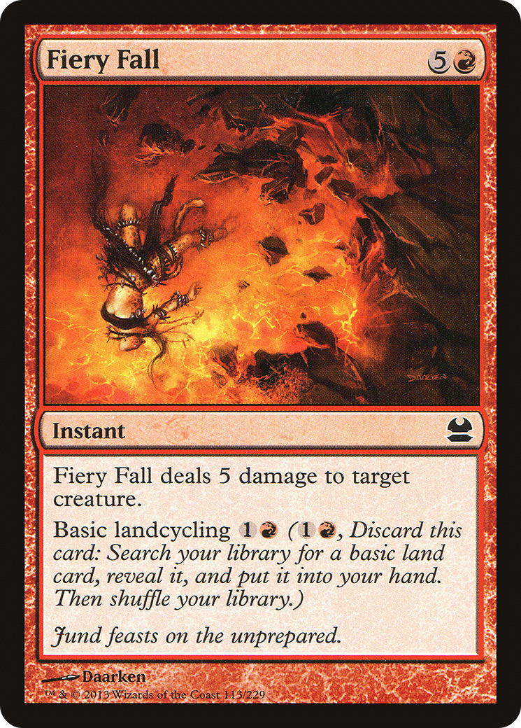 Fiery Fall (MMA-113) [Modern Masters]