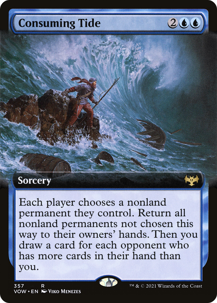 Consuming Tide (Extended Art) (VOW-357) [Innistrad: Crimson Vow] Foil