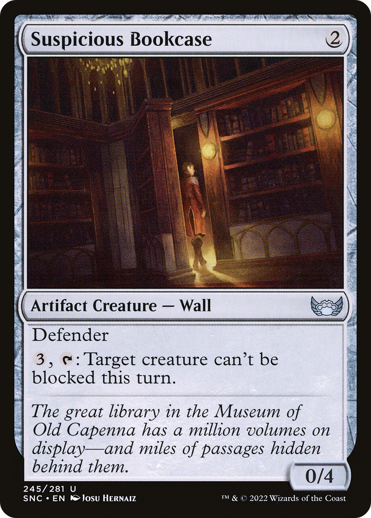 Suspicious Bookcase (SNC-245) [Streets of New Capenna]