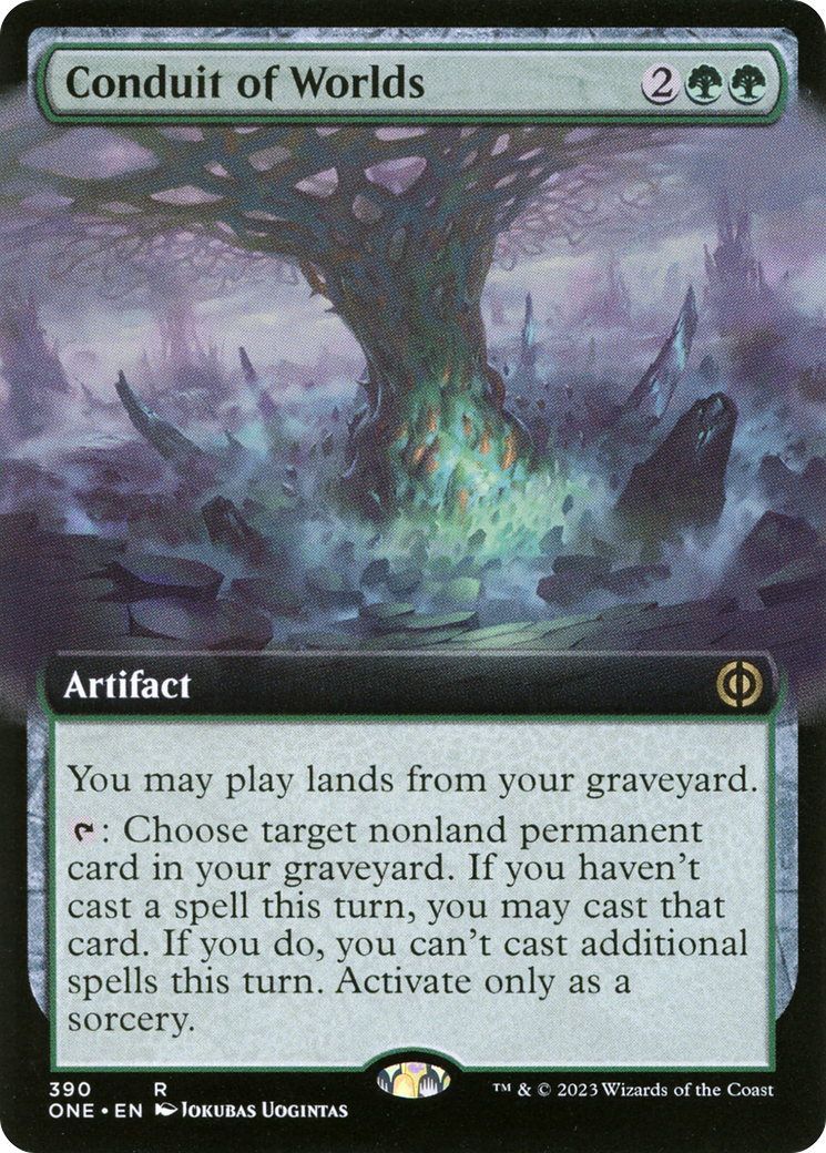 Conduit of Worlds (Extended Art) (ONE-390) [Phyrexia: All Will Be One]