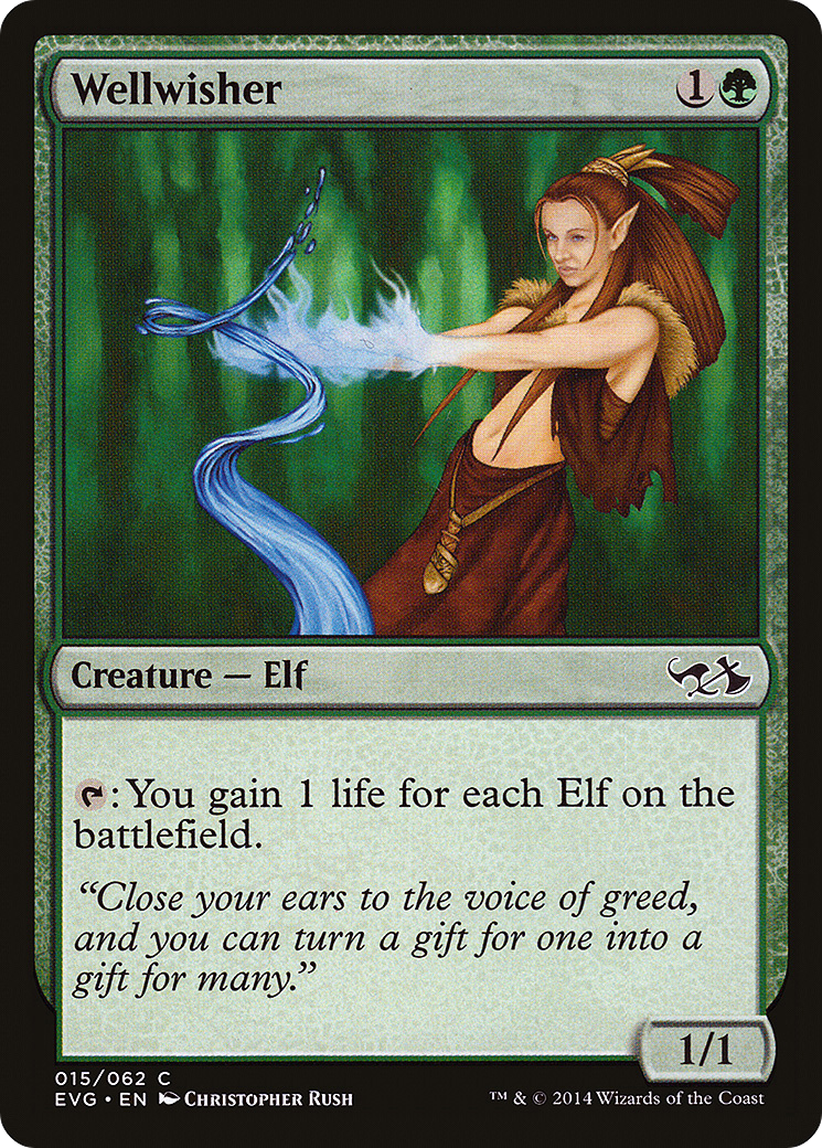 Wellwisher [Duel Decks Anthology: Elves vs. Goblins] Foil