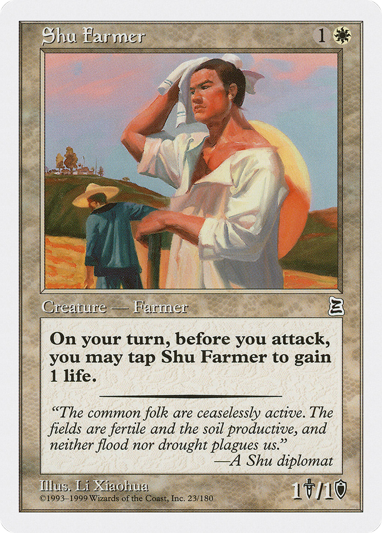 Shu Farmer (PTK-023) [Portal Three Kingdoms]