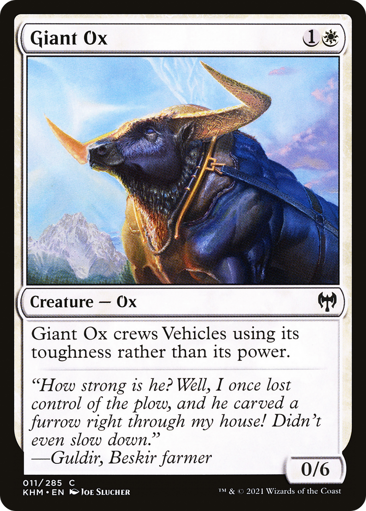 Giant Ox (KHM-011) [Kaldheim]