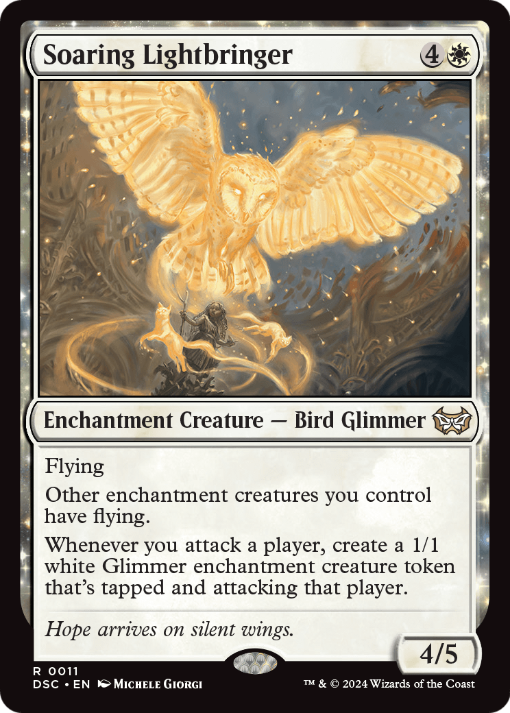Soaring Lightbringer (DSC-011) [Duskmourn: House of Horror Commander]