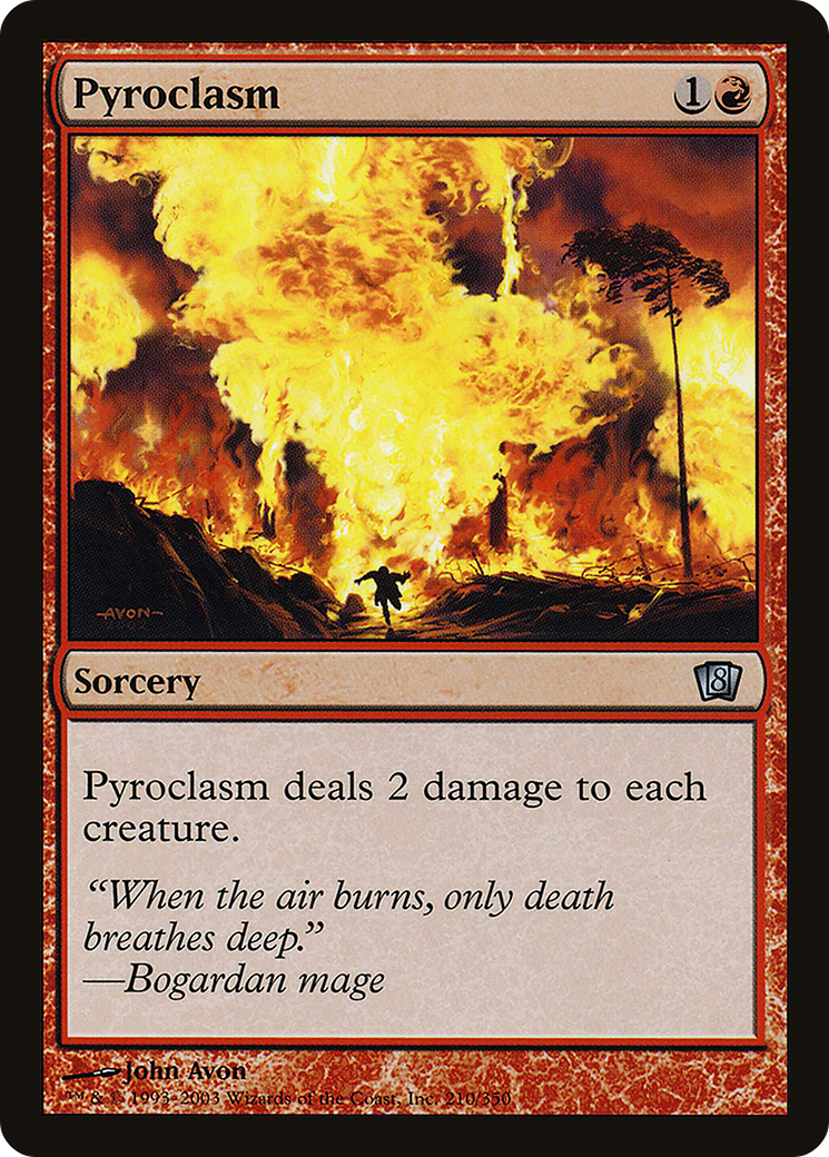 Pyroclasm (8ED-210) [8th Edition]