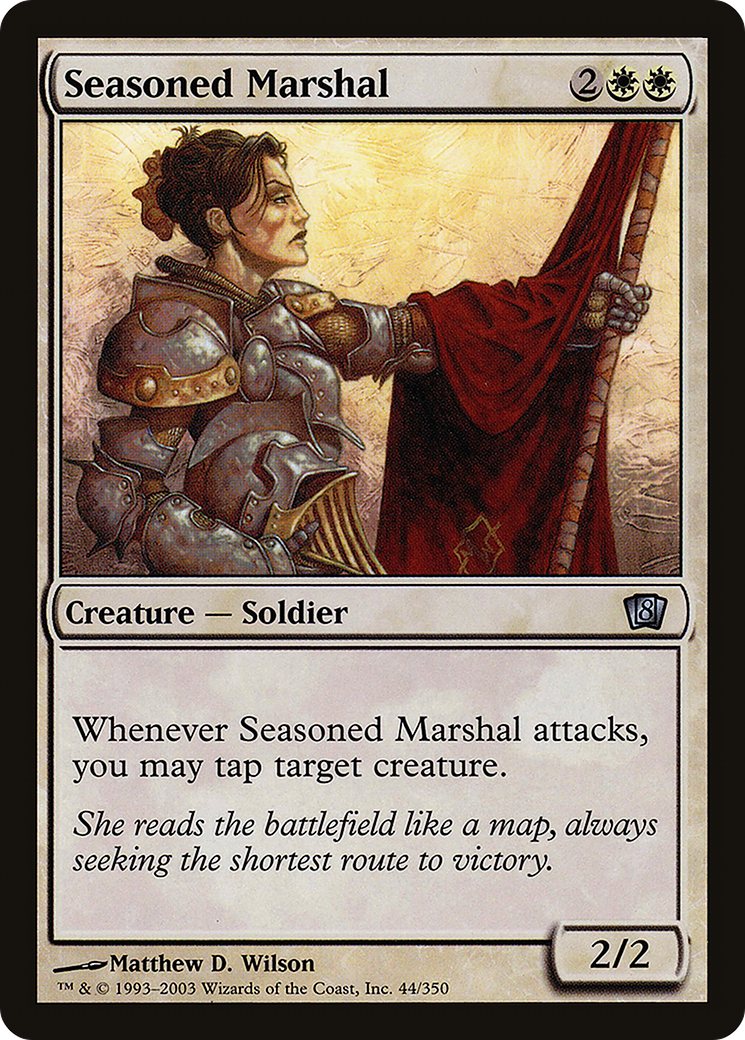 Seasoned Marshal (8ED-044) [8th Edition] Foil