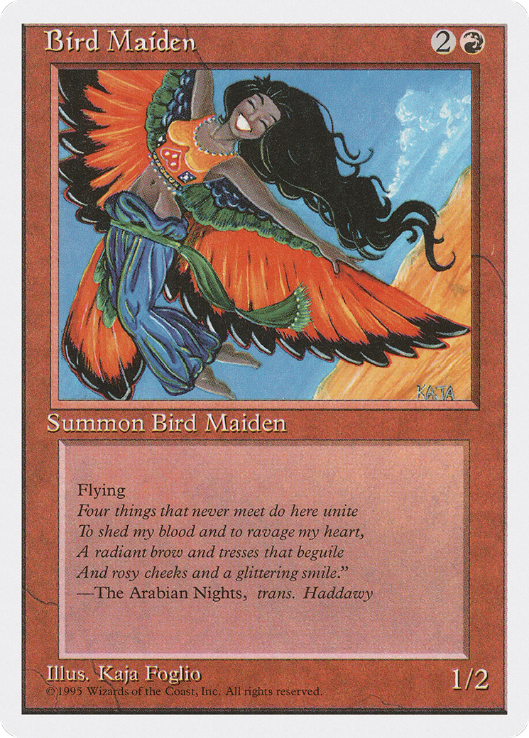 Bird Maiden (4ED-195) [Fourth Edition]