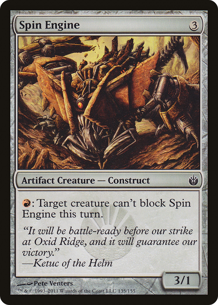 Spin Engine (MBS-135) [Mirrodin Besieged] Foil