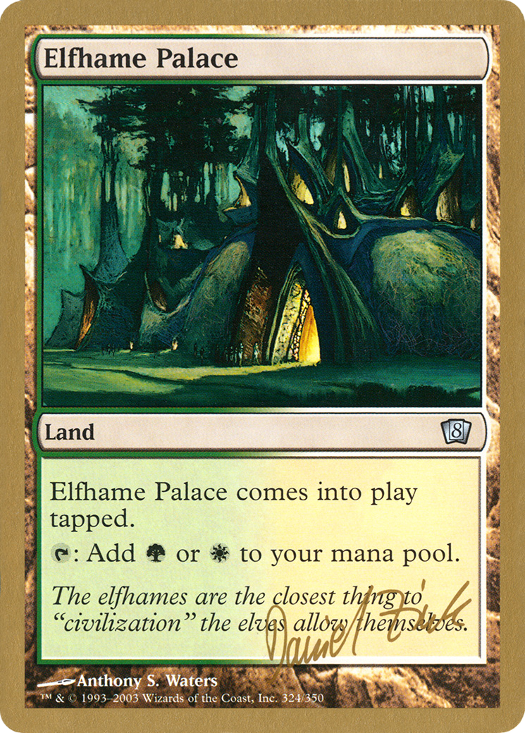 Elfhame Palace - 2003 Daniel Zink (8ED) [World Championship Decks 2003]