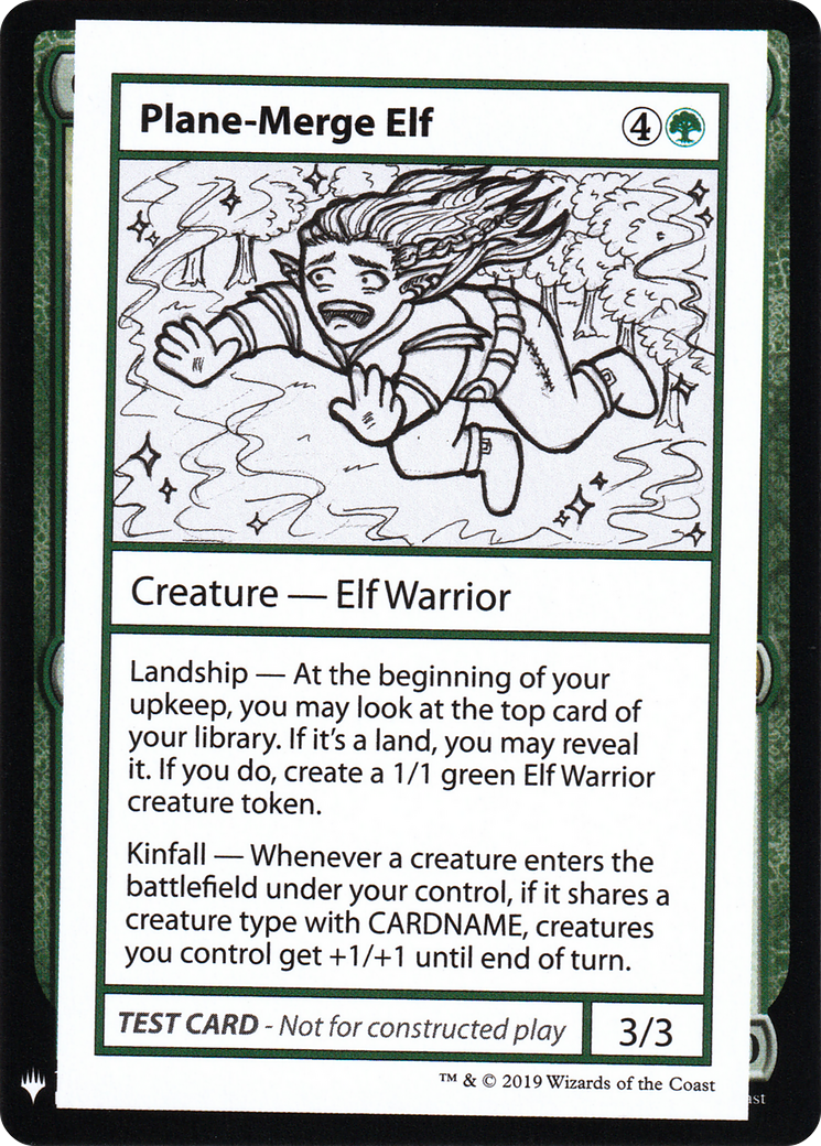 Plane-Merge Elf [Mystery Booster Playtest Cards 2019]
