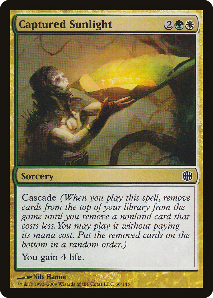 Captured Sunlight (ARB-066) [Alara Reborn] Foil