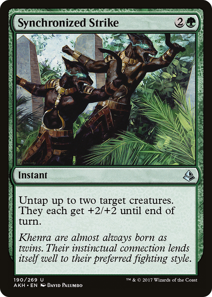 Synchronized Strike (AKH-190) [Amonkhet] Foil