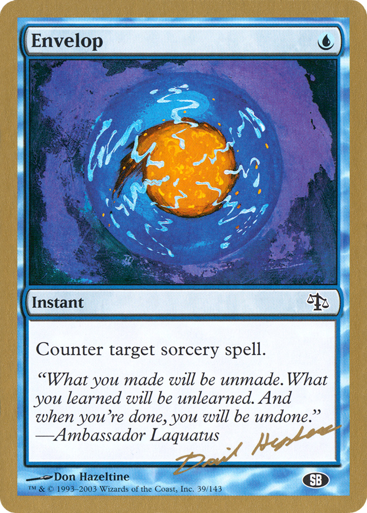 Envelop - 2003 Dave Humpherys (JUD) (SB) (WCD-DH39SB) [World Championship Decks 2003]