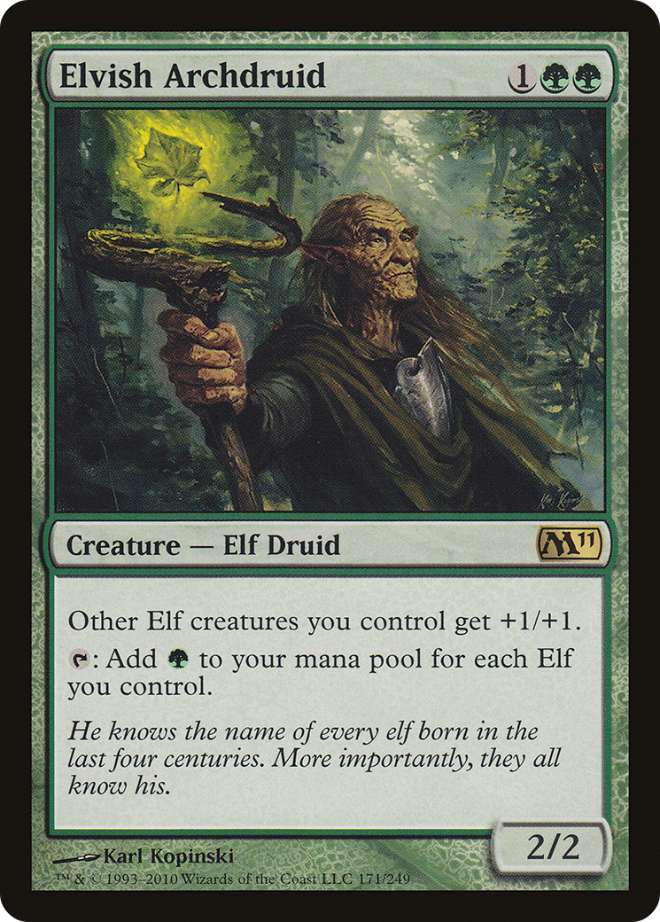 Elvish Archdruid (M11-171) [Magic 2011] Foil