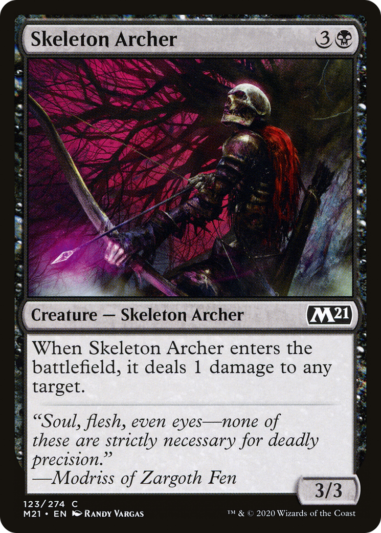 Skeleton Archer (M21-123) [Core Set 2021]