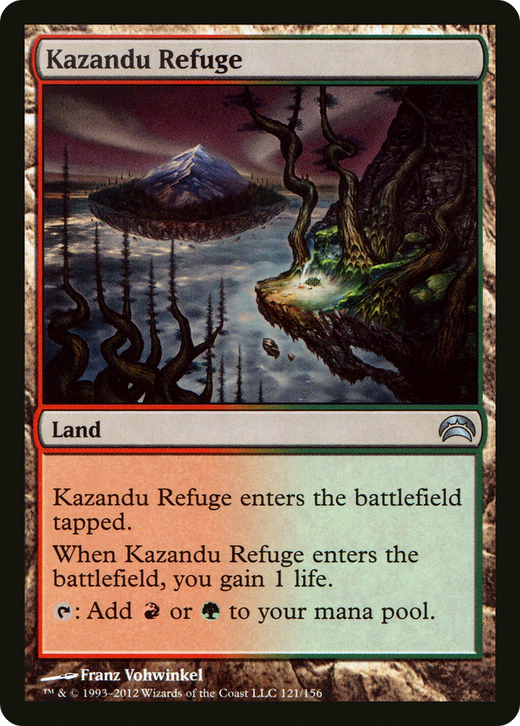 Kazandu Refuge (PC2-121) [Planechase 2012] Foil
