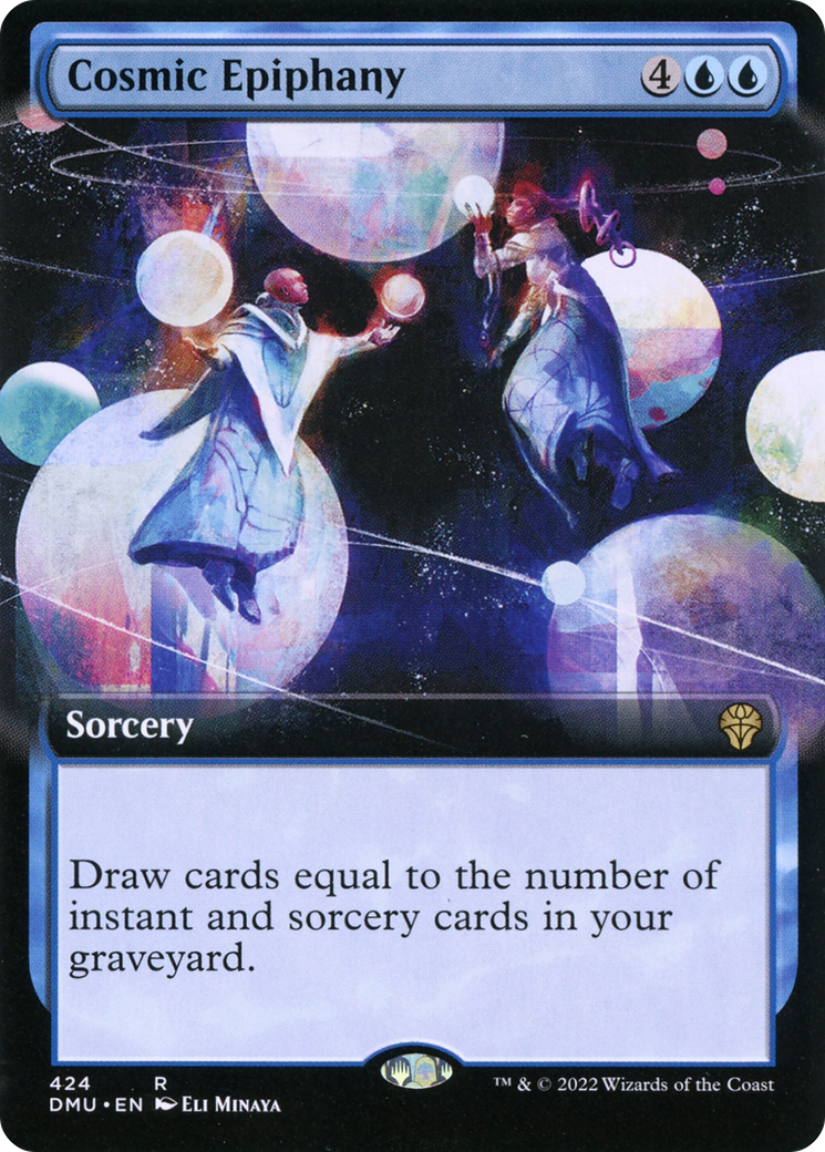Cosmic Epiphany (Extended Art) (DMU-424) [Dominaria United] Foil