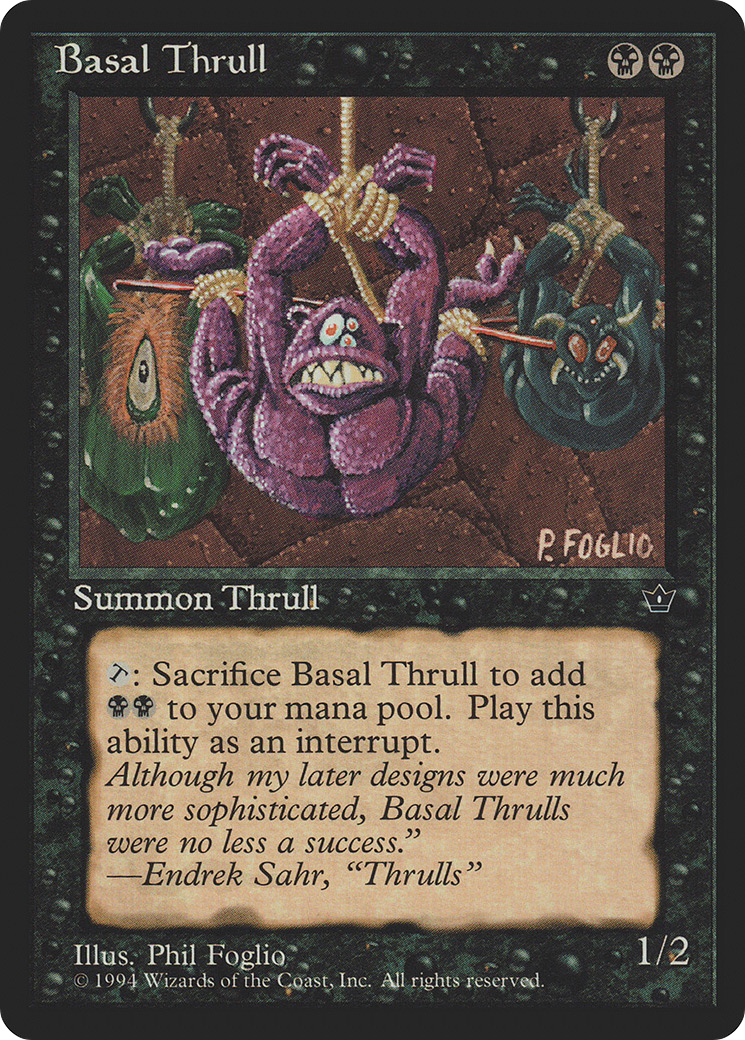 Basal Thrull (P. Foglio) [Fallen Empires]