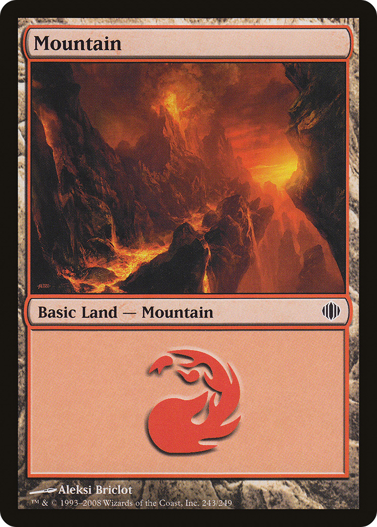 Mountain (ALA-243) [Shards of Alara] Foil